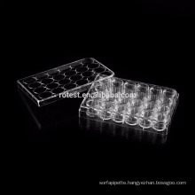 disposable 24 holes plastic plates use for cell culture